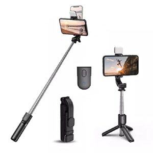 Printme Mini Wireless Selfie Stick Tripod Mobile Stand Selfy Selfie Stick Stick Compatible with…