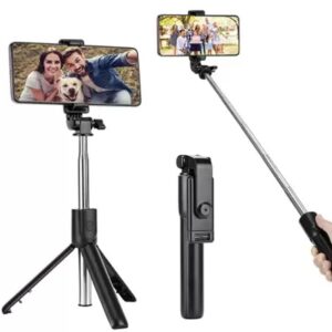 R15 Selfie Stick for Mobile Phone with Bluetooth-Enabled Selfie Stick/Tripod with Wireless Remote…