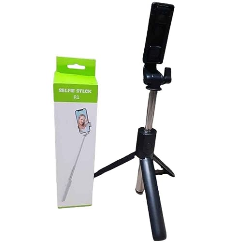 Selfie Stick (R1) with Wireless Remote Control Suitable for Photoshot, Videograhy, Vlogging On…