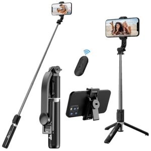 Selfie Stick Y17 Tripod,Extra-Long Selfie Stick with Large Reinforced Tripod Stand Upto 67 inch/170…