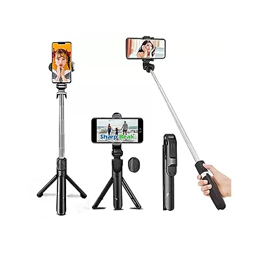 Sharp Beak Highly Recommended: The Ultimate Tripod Selfie Stick for All Occasions (XT-70CM, Black)