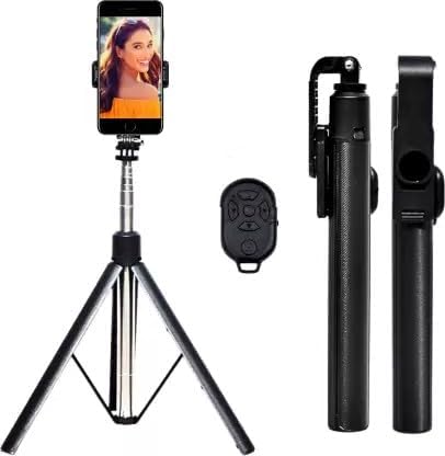 Y17 360 Rotation Foldable Selfie Stick Tripod Stand for Photography, Videoshoot, Selfie & Travel…