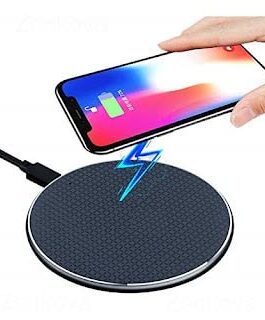 Zenkova Wireless Charger Fast Qi Certified 10W Charging Pad…