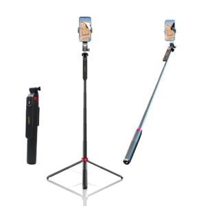 ICEUTY 71’’ Selfie Stick Tripod, Wireless Remote, LED Fill Lights, Extendable Cellphone Stand,…