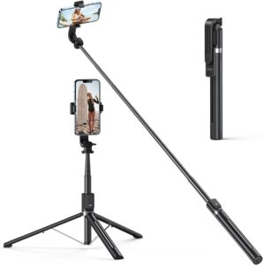 MH BRAND R1L Selfie Stick with Tripod Stand 360 Degree, Extendable upto 67 inch Long Selfie Stick…