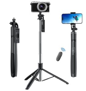 SKYCELL Selfie Stick with Tripod Stand 360 Degree Balance Handle for Anti Shake Shooting, 61 inch…