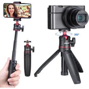 ULANZI MT-08 Extension Vlog Tripod Stand Handle Grip for iPhone 11 Pro Max Samsung OnePlus Google…