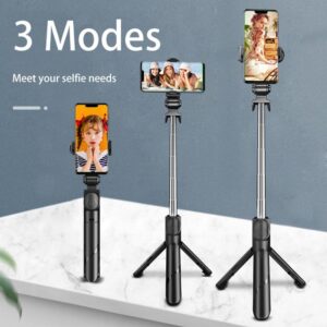 Elevea Selfie Stick Tripod with Remote Extendable mobile selfie stick with tripod stand for Camera,…