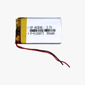 LRSA TECHNOLOGY PVT. LTD 3.7V 800mAH (Lithium Polymer) Lipo Rechargeable Battery Model KP-403048P |…