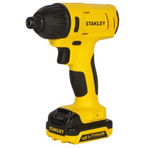 STANLEY SCI121S2-B1 10.8V 6.5mm Cordless Impact Drill Driver-1×1.5Ah Battery Included